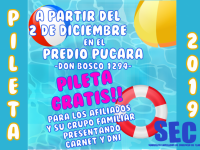 Pileta Gratis!