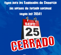 DIA DEL EMPLEADO DE COMERCIO